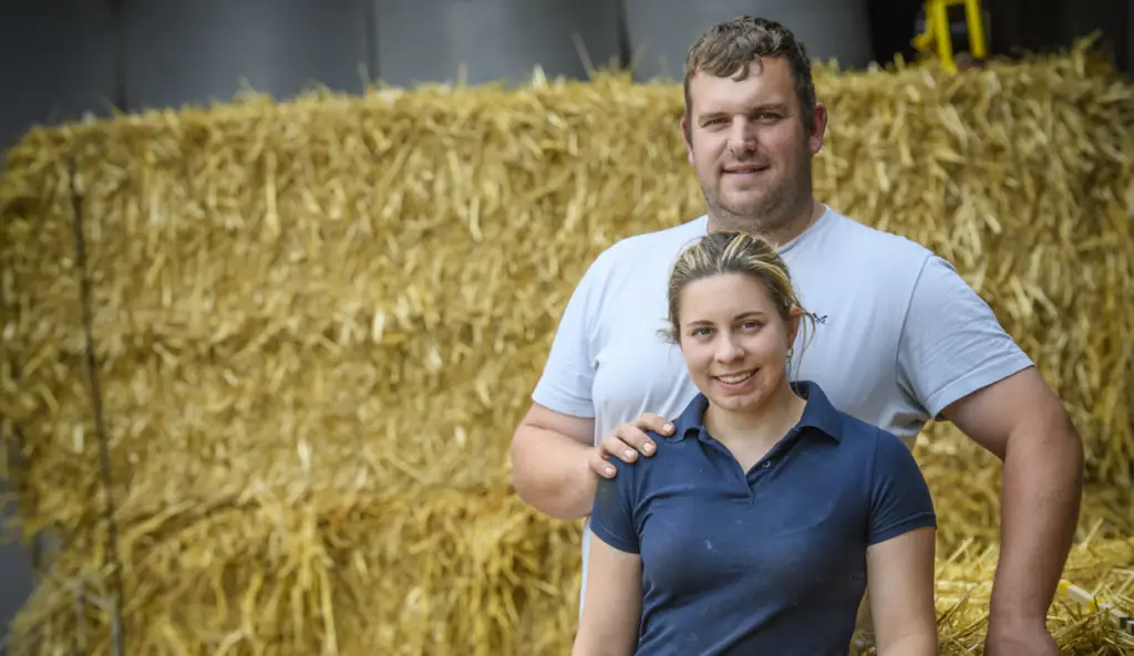 Josh and Lauren - Dairy Farmer of the Year finalists 2023