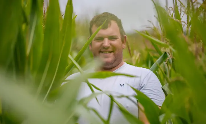 Josh made it into the top three finalists at dairy farmer of the year